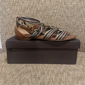 ❤️ Authentic LV Louis Vuitton Liana Leather Sandals Size 38 ❤️